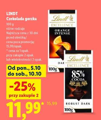 LINDT Czekolada gorzka