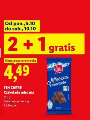 FIN CARRÉ Czekolada mleczna