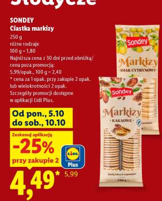 SONDEY Ciastka markizy