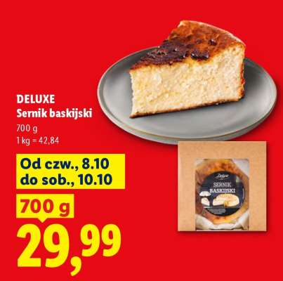 DELUXE Sernik baskijski
