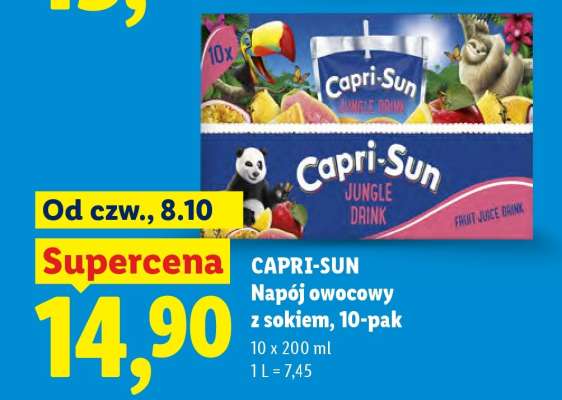 CAPRI-SUN Napój owocowy z sokiem, 10-pak