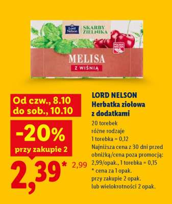 LORD NELSON Herbatka ziołowa z dodatkami