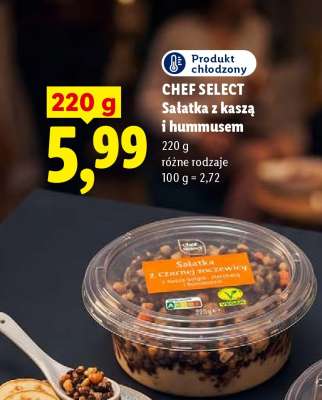 CHEF SELECT Sałatka z kaszą i hummusem