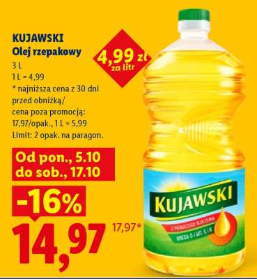 KUJAWSKI Olej rzepakowy