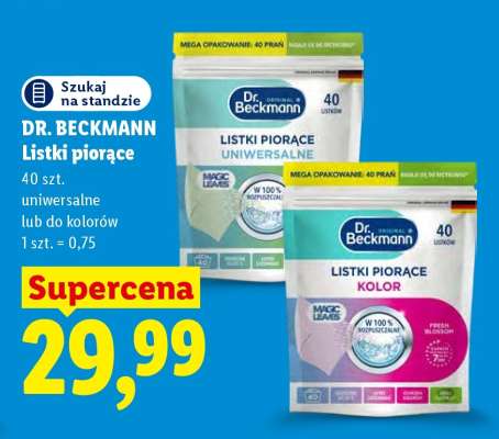 DR. BECKMANN Listki piorące