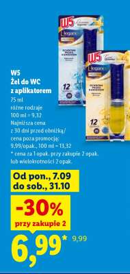 W5 Żel do WC z aplikatorem