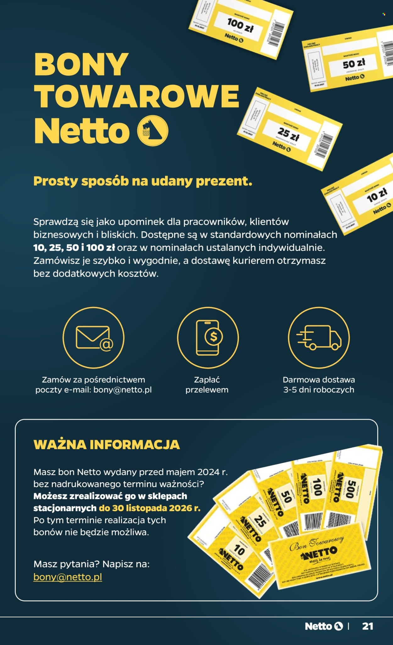 Gazetka Netto - 8.10.2026 - 10.10.2026. Strona 21