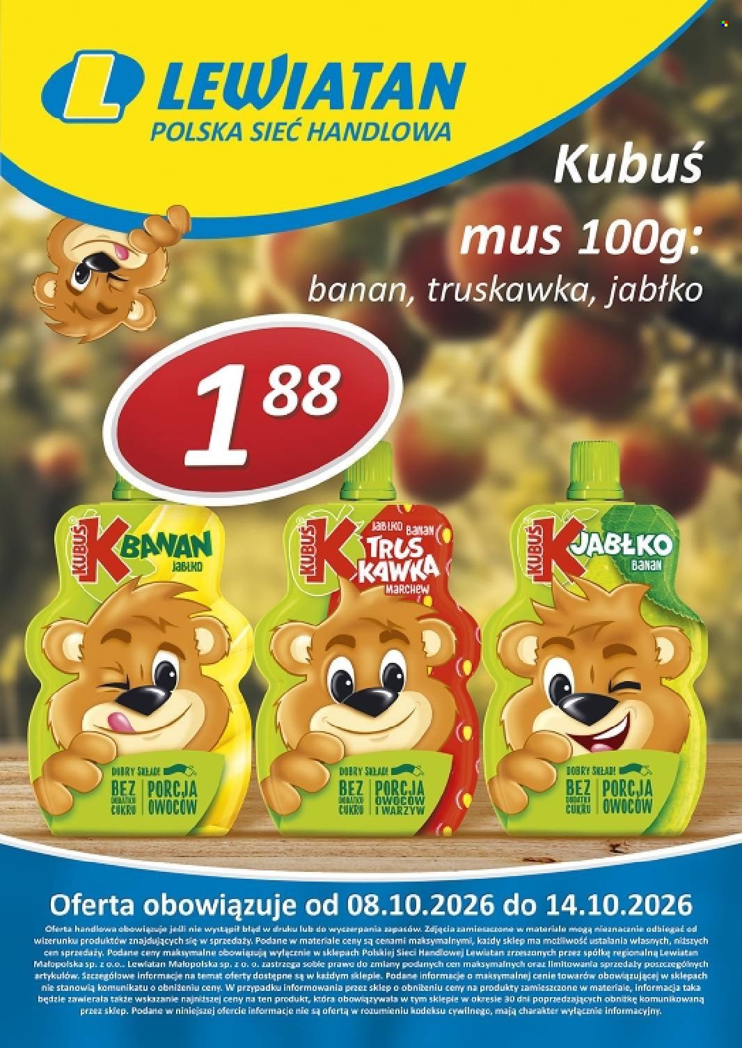 Leták Lewiatan - 8.10.2026 - 14.10.2026. Strana 3