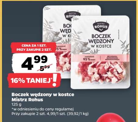 Boczek wędzony w kostce Mistrz Rohus