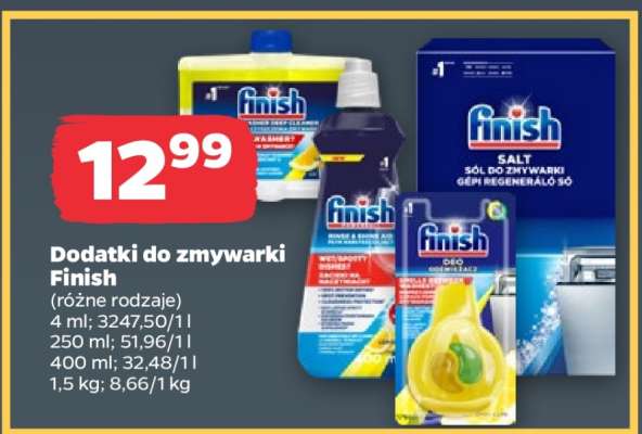 Dodatki do zmywarki Finish