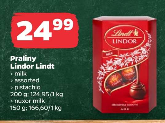 Praliny LINDOR LINDT
