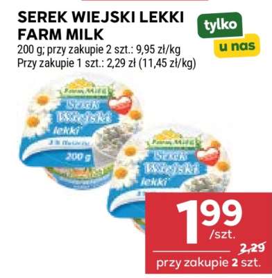 Serek Wiejski Lekki Farm Milk