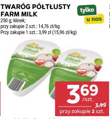 Twaróg półtłusty Farm Milk