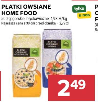 Płatki Owsiane Home Food