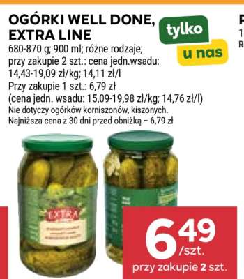 Ogórki Well Done, Extra Line