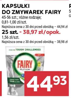Kapsułki do zmywarek Fairy**