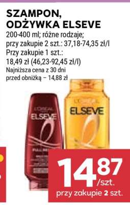 Szampon, Odżywka Elseve