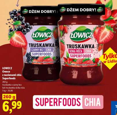 ŁOWICZ Owoce z nasionami chia Superfoods