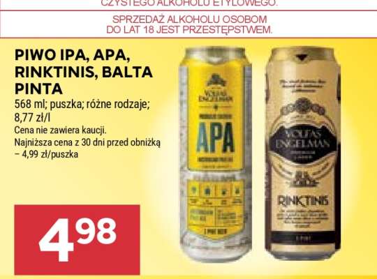 PIWO IPA, APA, RINKTINIS, BALTA PINTA