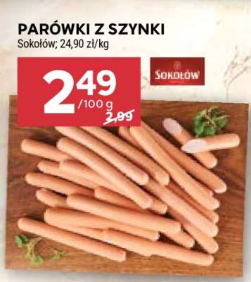 Parówki z szynki