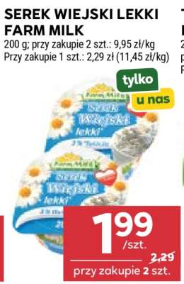 Serek Wiejski Lekki Farm Milk