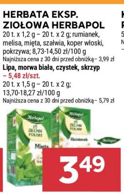 HERBATA EKSP. ZIOŁOWA HERBAPOL