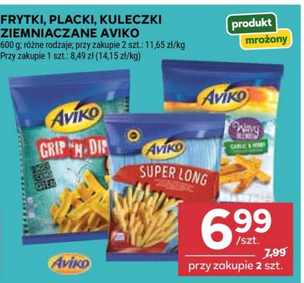 Frytki, placki, kuleczki ziemniaczane Aviko