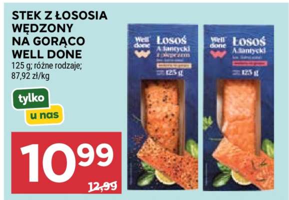 Stek z łososia wędzony na gorąco Well Done