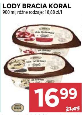 Lody BRACIA KORAL