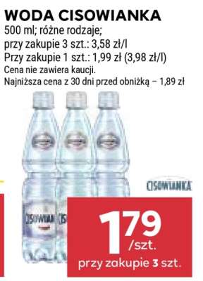 Woda Cisowianka