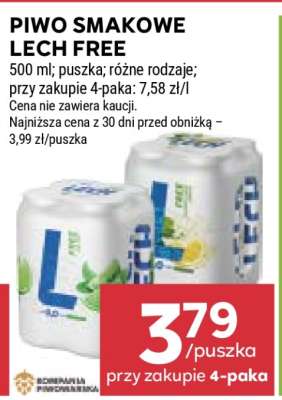 Piwo smakowe LECH FREE