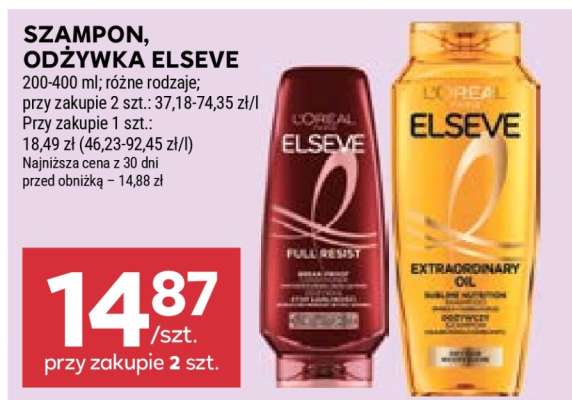 Szampon, Odżywka Elseve