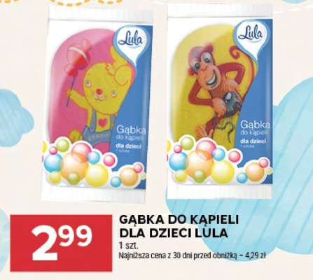 Gąbka do kąpieli dla dzieci Lula
