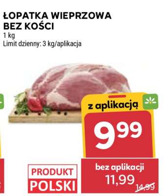 Łopatka wieprzowa bez kości