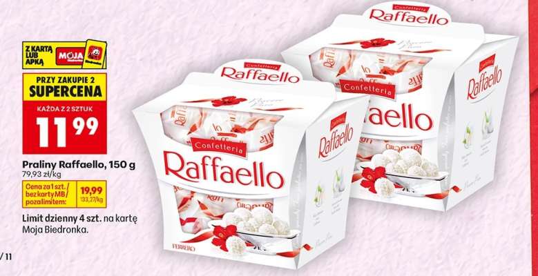 Praliny Raffaello 150 g