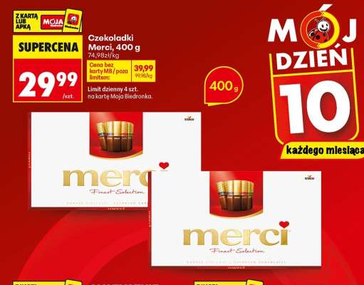 Czekoladki Merci, 400 g