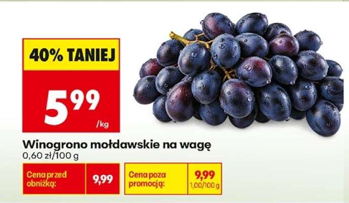 Winogrono mołdawskie na wagę