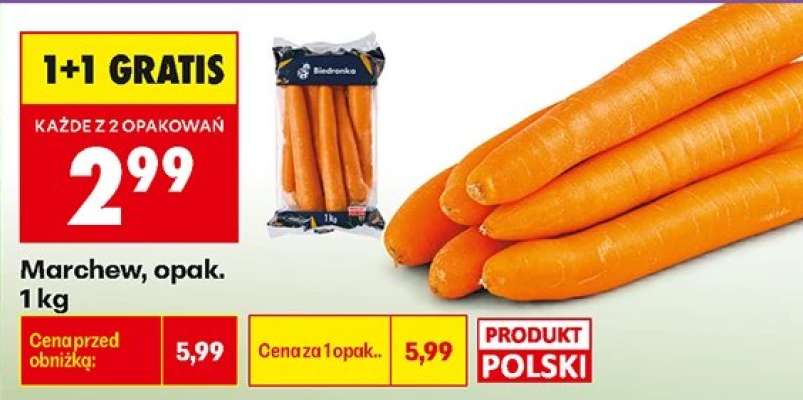 Marchew Opak. 1 kg