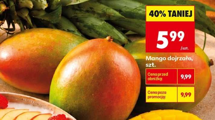 Mango dojrzałe, szt.