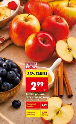 Jabłko polskie czerwone na wage