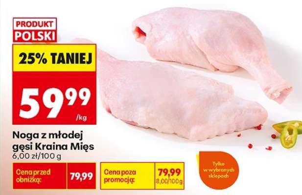 Noga z młodej gęsi Kraina Mies