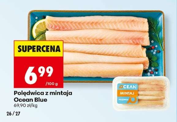 Polędwica z mintaja Ocean Blue