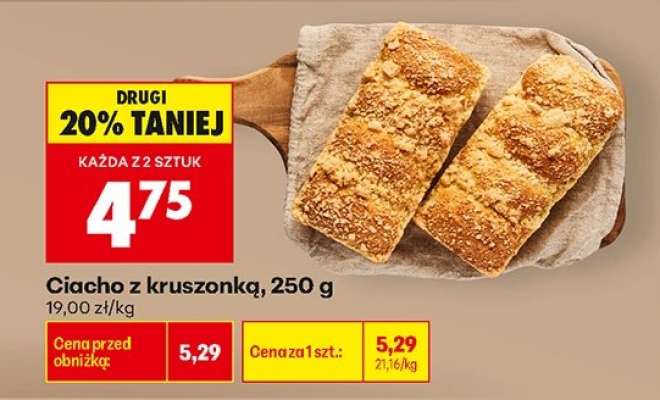 Ciacho z kruszonką 250 g