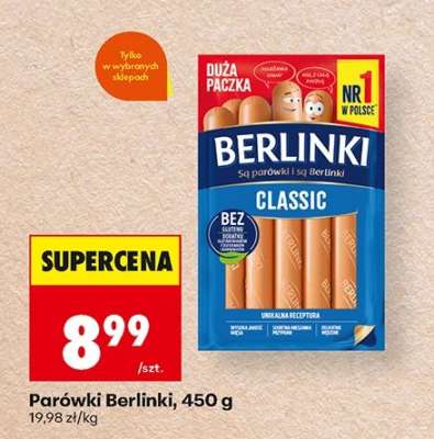 Parówki Berlinki, 450 g