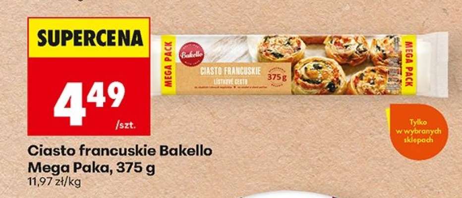 Ciasto francuskie Bakello Mega Paka, 375 g