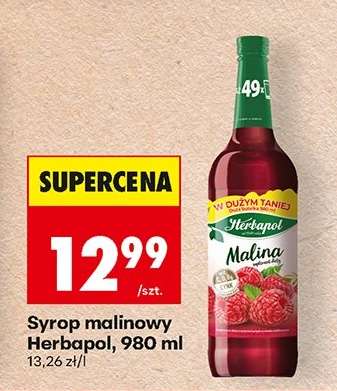 Syrop malinowy Herbapol 980 ml