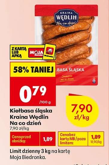 Kiełbasa śląska Kraina Wędlin Na co dzień