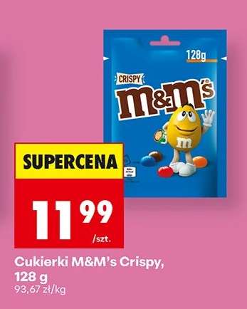 Cukierki M&M's Crispy, 128 g