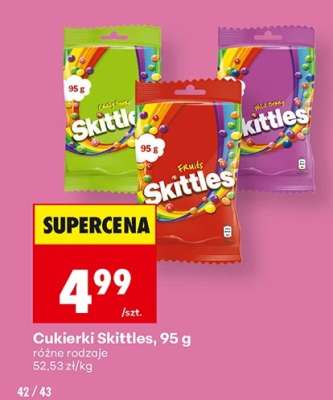 Cukierki Skittles, 95 g