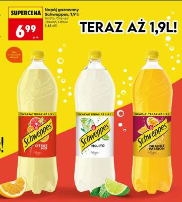 Napój gazowany Schweppes, 1,9 l